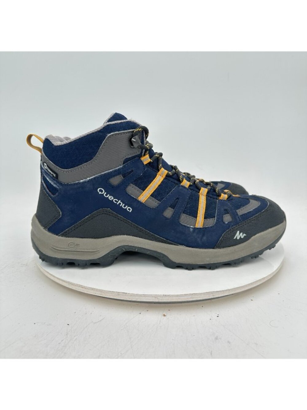 Quechua Arpenaz 100 MID WP Men Size 10 Dark Blue Waterproof Hiking Shoes - Picture 4 of 12